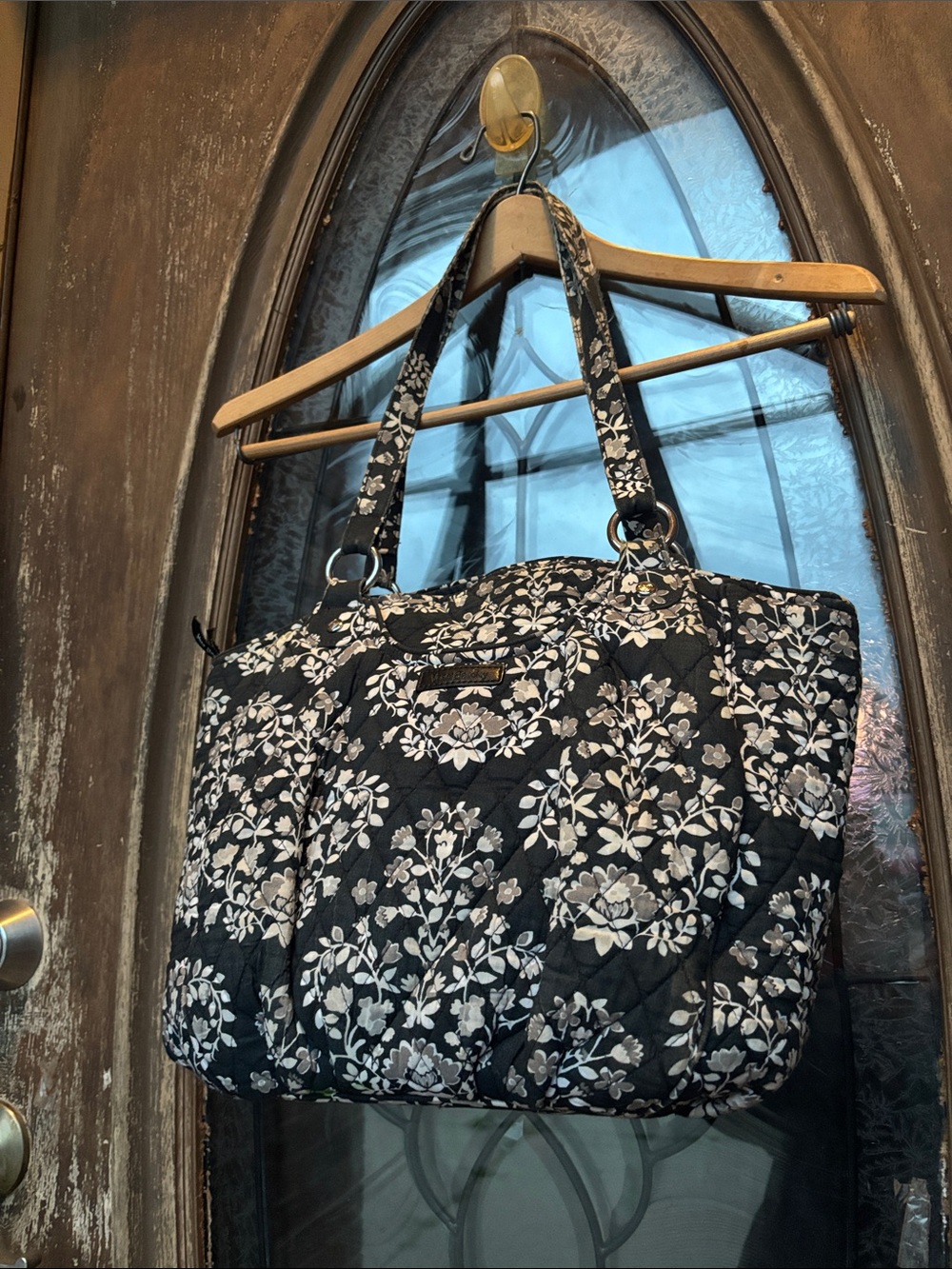 Vera Bradley quilted tote bag